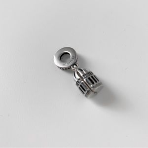 Authentic Pandora Caged Bird Charm